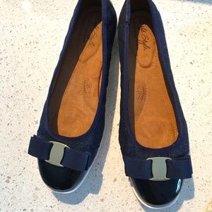 Denim Flats